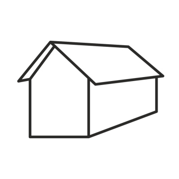 Haus, Vektor, Symbol, isometrische Projektion