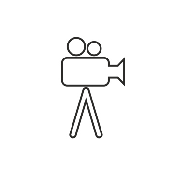 Symbol für kostenlose Filmkamera