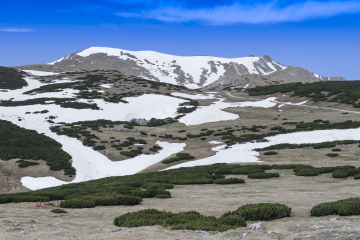 Blick auf Schneeberg