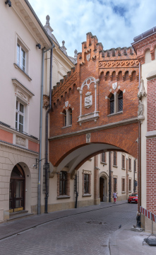 Pijarska-Straße in Krakau, das Fürsten-Czartoryski-Museum