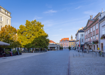 Der Marktplatz in Wiener Neustadt