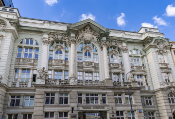 Gebäude des Technikerverbandes in Warschau. Haus der Technik.