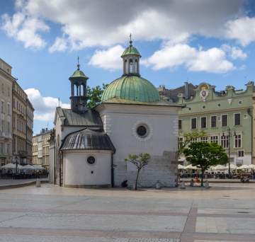 St. Wojciech auf dem Marktplatz in Krakau