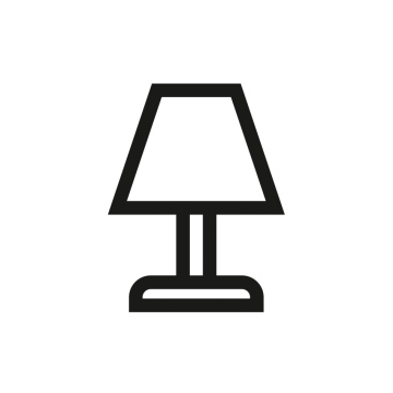 Tischlampe, kostenloses Symbol