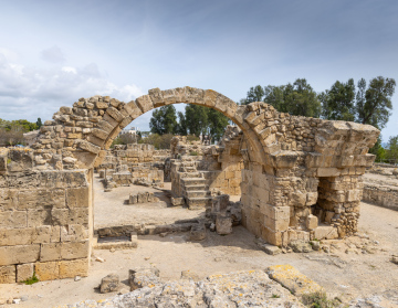 Ruinen im Archäologischen Park, Paphos, Zypern