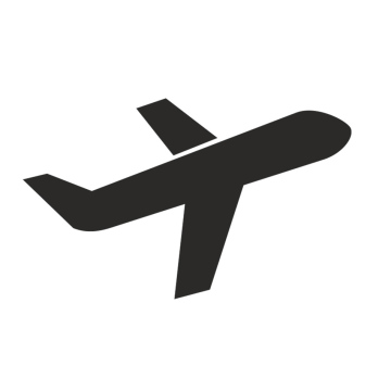 Flugzeug, Vektorsymbol