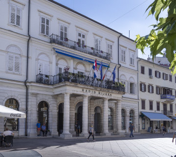 Historisches Gebäude von Radio Rijeka