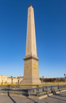 Place de la Concorde und der ägyptische Obelisk in Paris