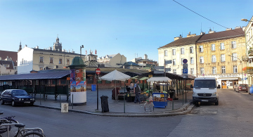 Neuer Platz in Kazimierz in Krakau