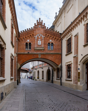 Pijarska-Straße in Krakau, das Fürsten-Czartoryski-Museum.