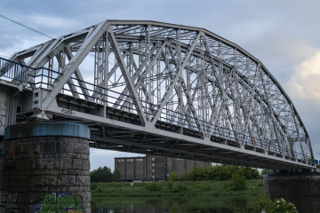 Eisenbahnbrücke über die Weichsel