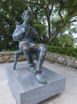 Blaz Baromic Monument, Vrbnik, Kroatien