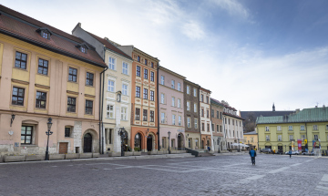 Kleiner Marktplatz in Krakau