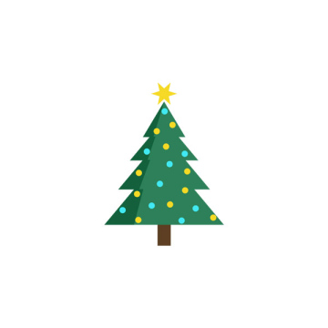 Weihnachtsbaum, freie Ikone