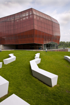 Planetarium Gebäude in Warschau