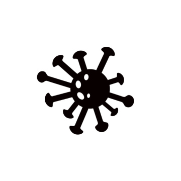 COVID 19 Coronavirus-Vektorsymbol