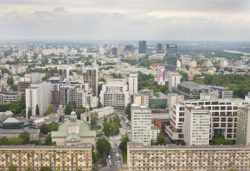 Blick vom Kulturpalast