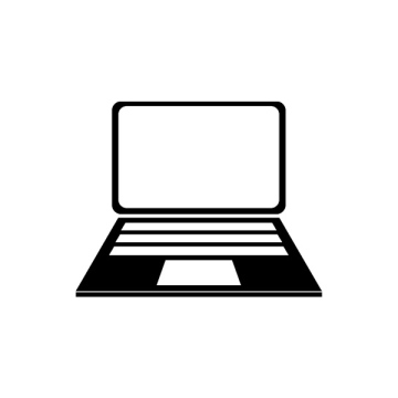 Laptop, Computer, kostenloses Symbol