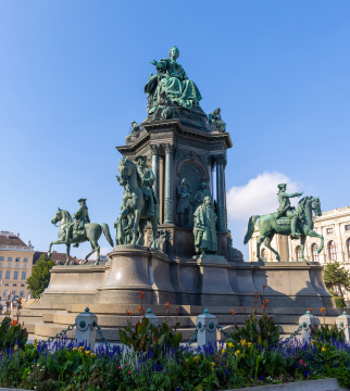 Maria-Theresia-Statue in Wien, Österreich