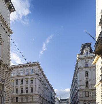 Historische Gebäude im Zentrum von Wien