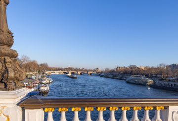 Alexander-III.-Brücke an der Seine in Paris