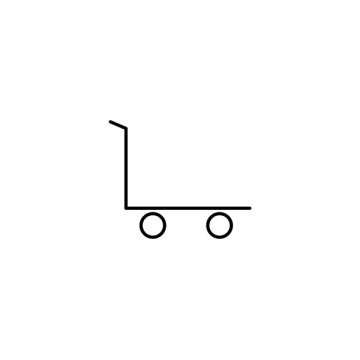 Transportwagen-Symbol