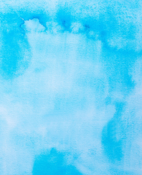 Blauer Hintergrund mit Aquarellfarben gemalt.