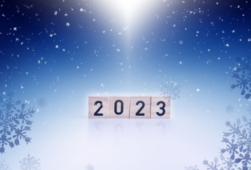 Neujahr 2023, Wünsche, Karte