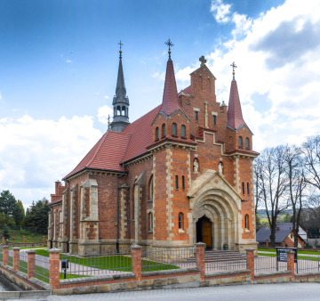 Łapczyca, die Kirche St. Anna