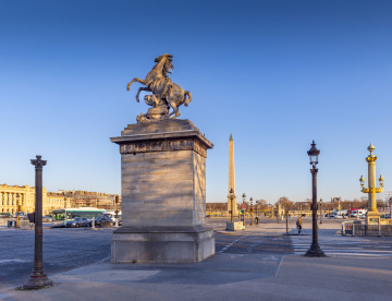 Skulptur am Place de la Concorde in Paris