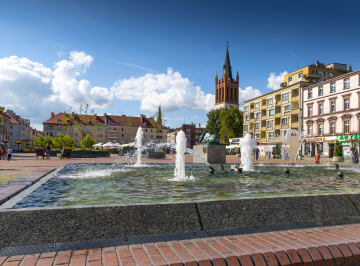 Der Marktplatz in Bytom