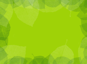 Grüner Hintergrund, Rand mit Blattmotiv