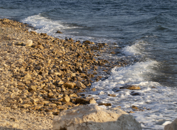 Steine an der Küste