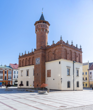 Das historische Rathaus in Tarnów