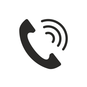 Vektor-Telefonhörer, Telefon-kostenloses Symbol