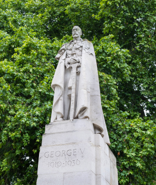König George V-Statue in London