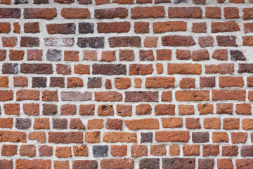 Backsteinmauer nach Renovierung freien Hintergrund