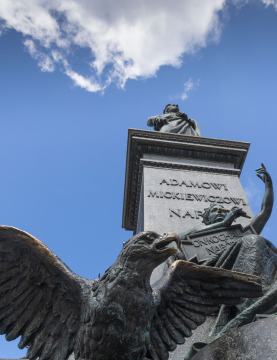 Adam-Mickiewicz-Denkmal in Krakau