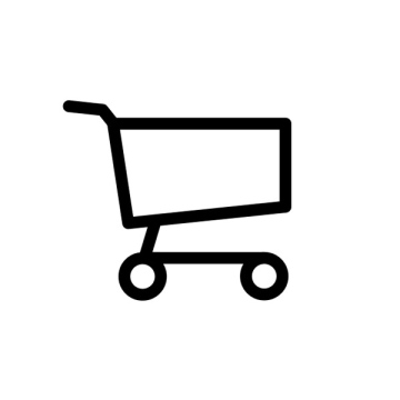 Einkaufswagen, freies Symbol, Symbol, Piktogramm