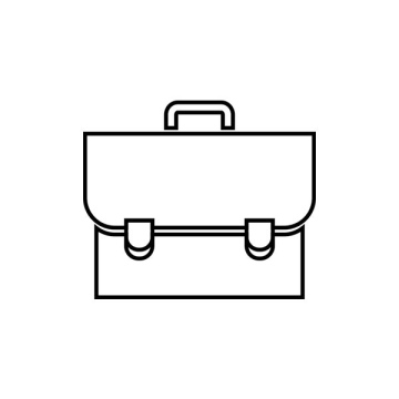 Aktentasche, Tasche, Aktentaschen-Symbol