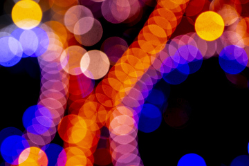 Buntes Bokeh