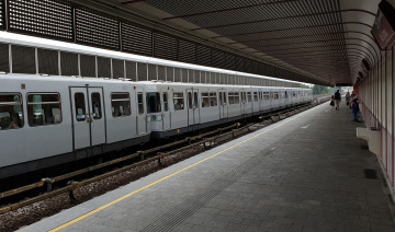 U-Bahn am Bahnhof