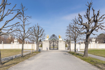 Belvedere in Wien, Eingangstor zum Schloss
