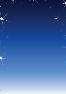 Weiße Sterne auf blauem Hintergrund, Vektor, Platz für Text