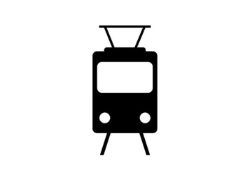 Straßenbahn-Symbol