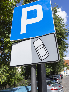 Parkplatz-Verkehrszeichen