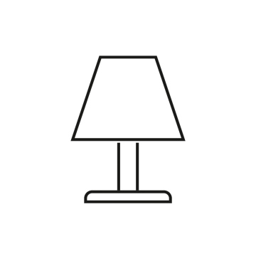 Tischlampe, Symbol