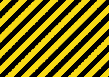 Gelber Vektorhintergrund mit schwarzen Streifen