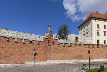 Krakau, Verteidigungsmauern auf dem Wawel