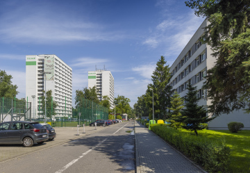 Studentenstadt in Krakau, Wohnheime